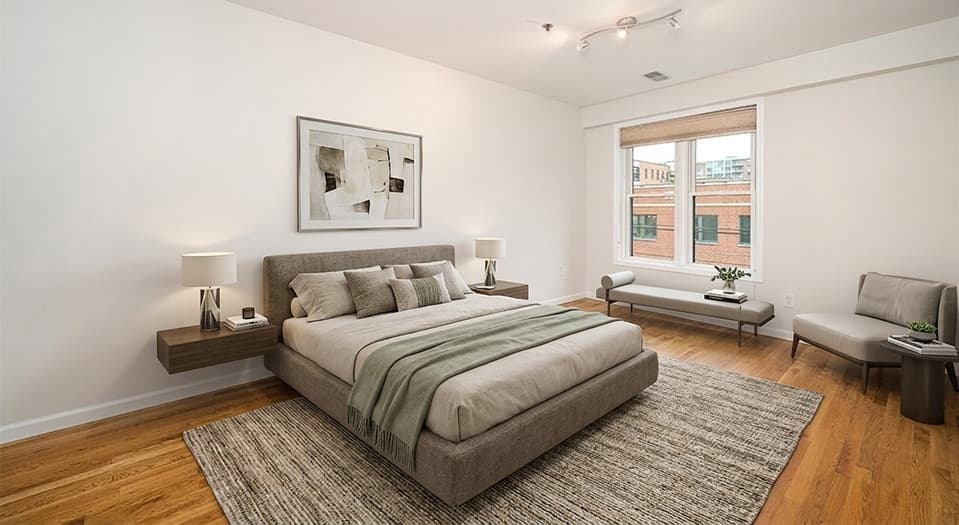 Virtual Staging Art staged result for comparison photo 3