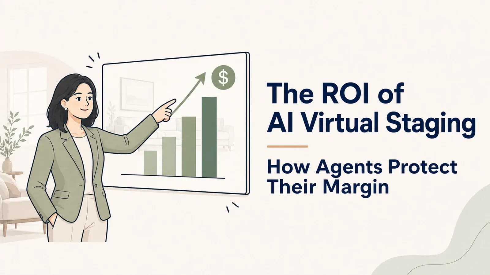 The ROI of AI Virtual Staging: 7 Ways Agents Protect Their Margin