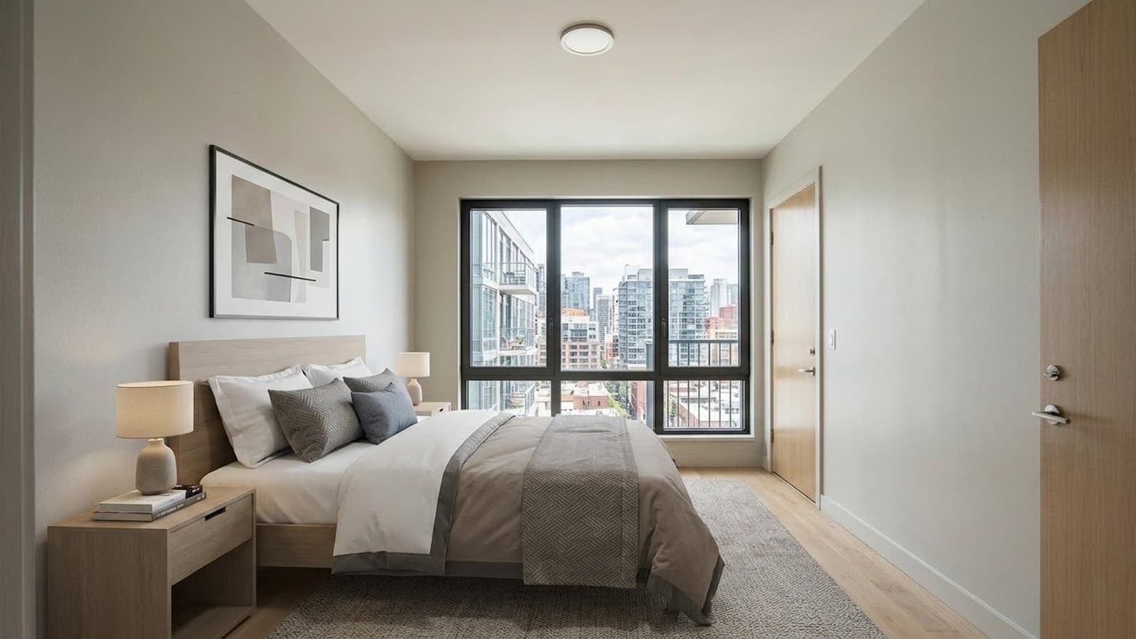 AI virtual staging example