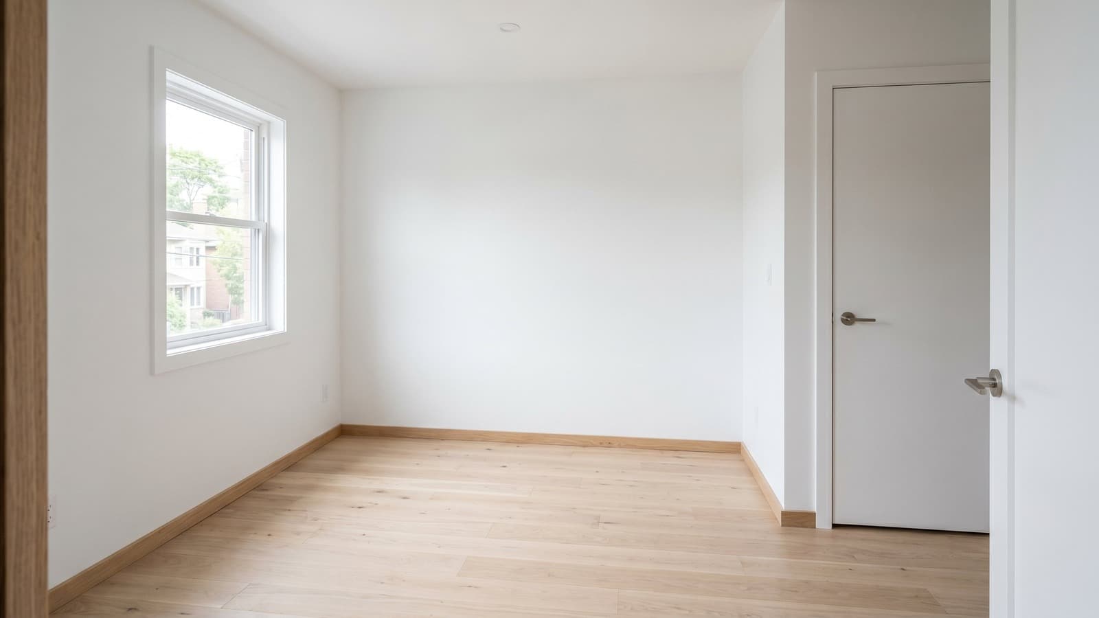 Bedroom Virtual Staging Before and After Examples Scandinavian Before