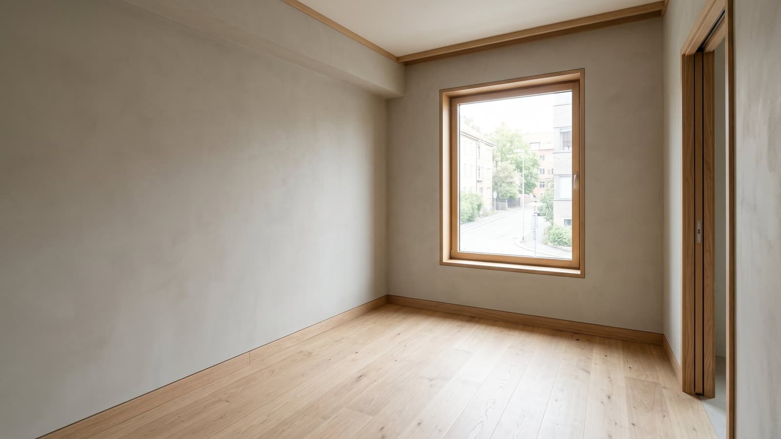 Bedroom Virtual Staging Before and After Examples Japandi Before
