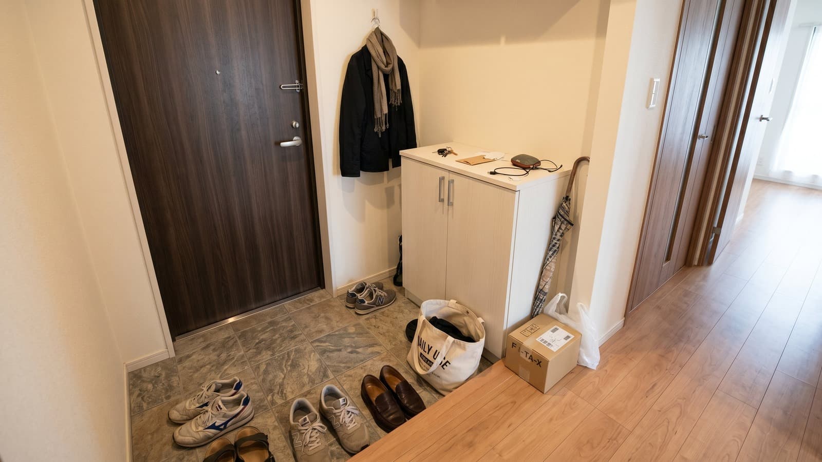 Occupied Home Furniture Removal Before and After Examples Entrance Before