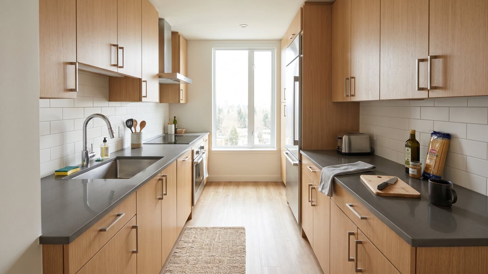 Occupied Home Furniture Removal Before and After Examples Kitchen Before