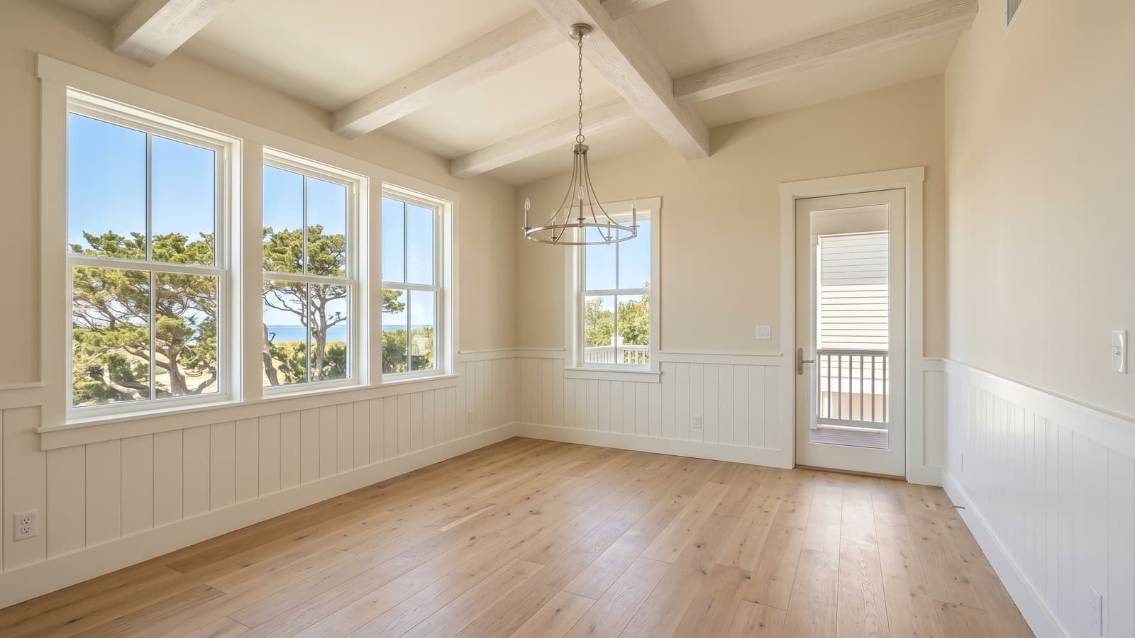 Dining Room Virtual Staging Before and After Examples Coastal Before