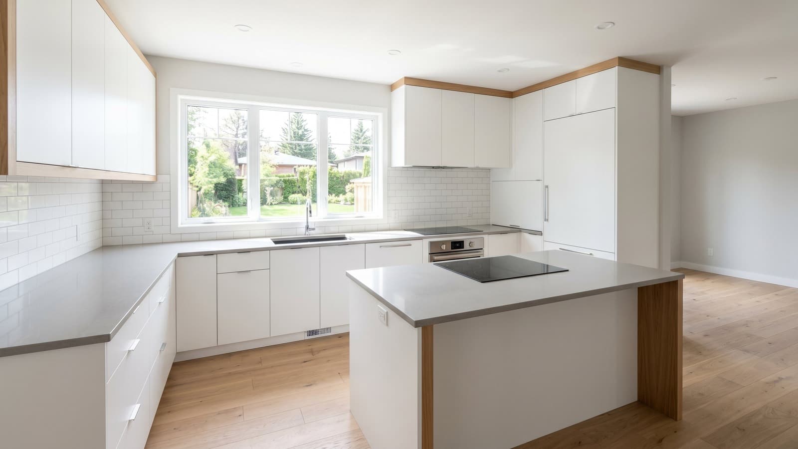 Kitchen Virtual Staging Before and After Examples Scandinavian Before