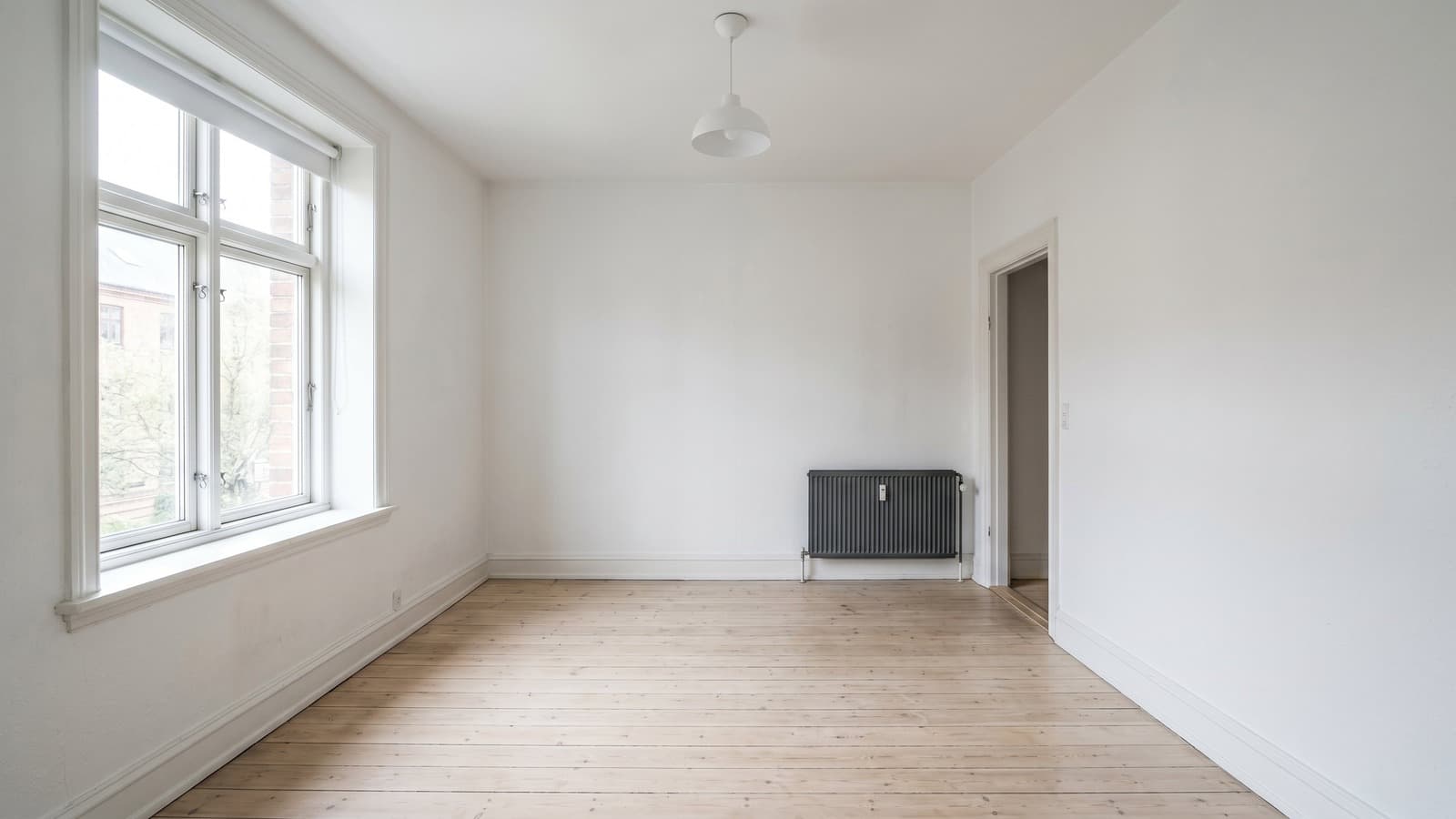 Living Room Virtual Staging Before and After Examples Scandinavian Before