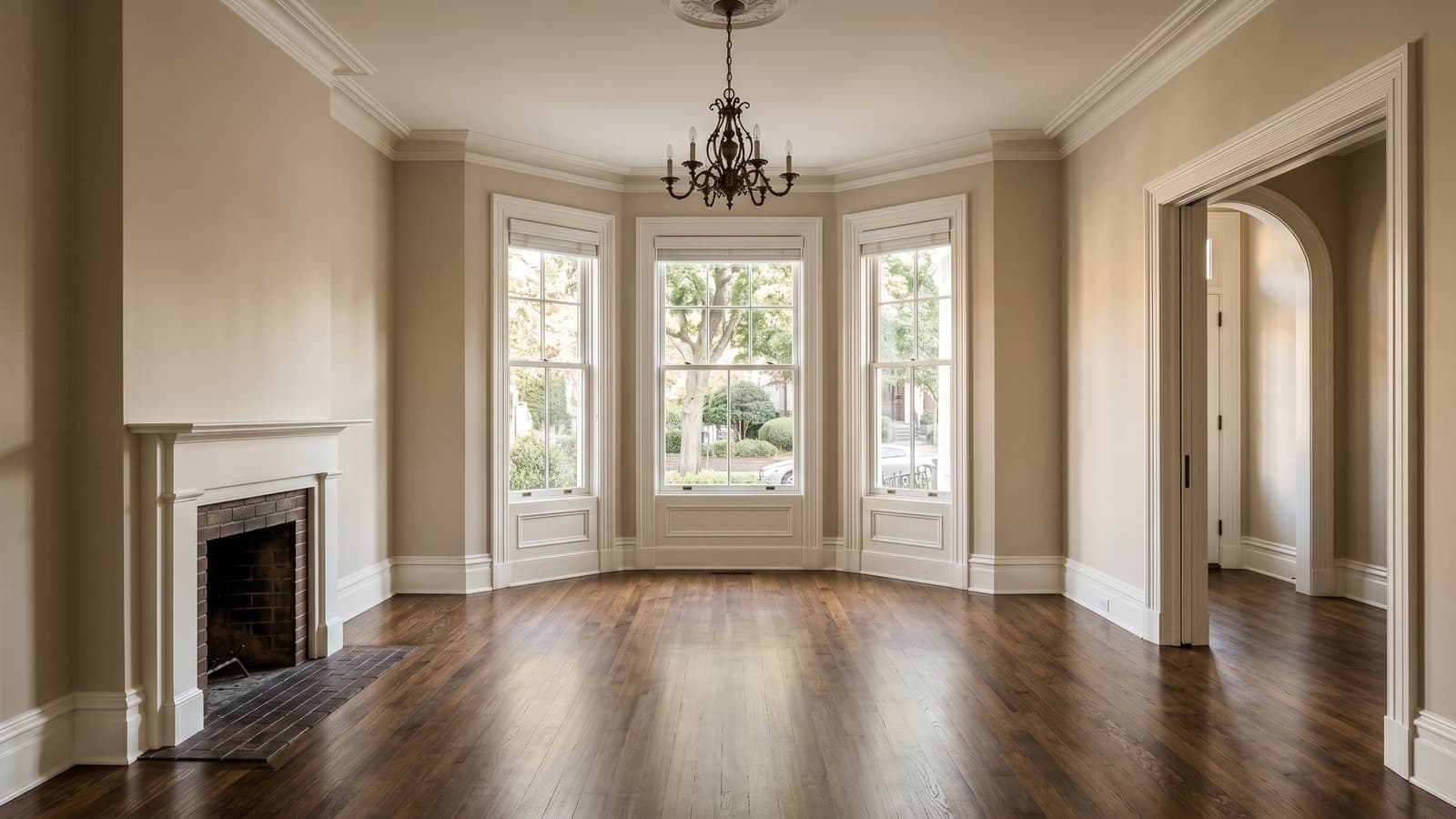 Living Room Virtual Staging Before and After Examples Traditional Before