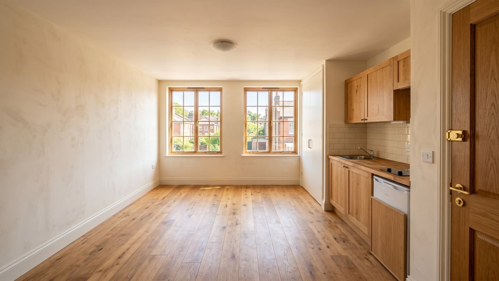 Studio Apartment Virtual Staging Before and After Examples Bohemian Before