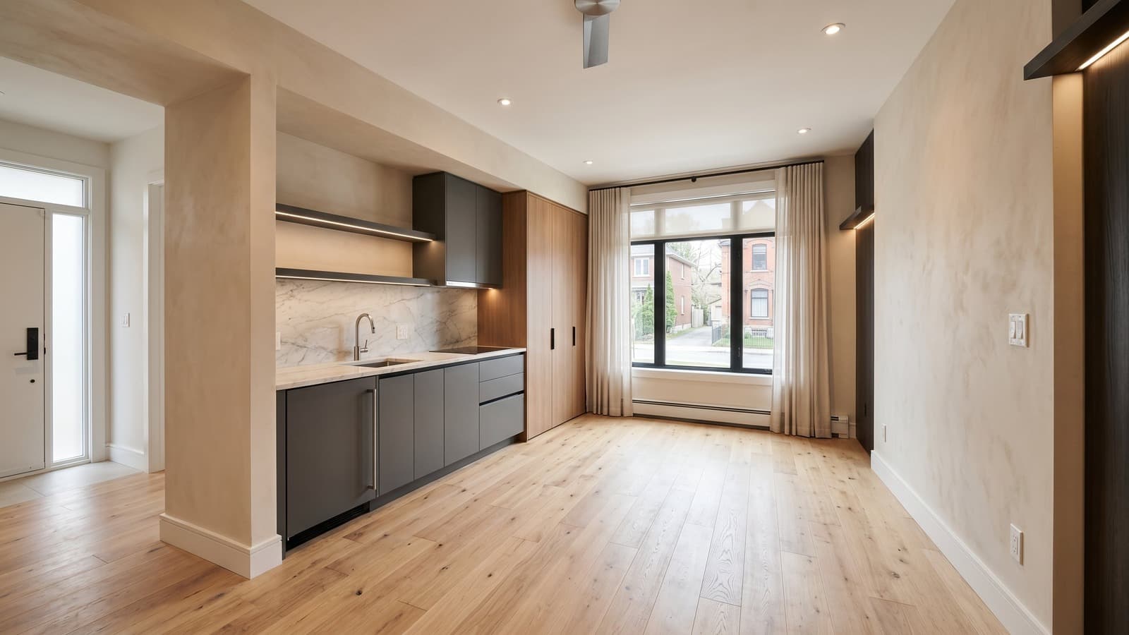 Studio Apartment Virtual Staging Before and After Examples Luxury Before