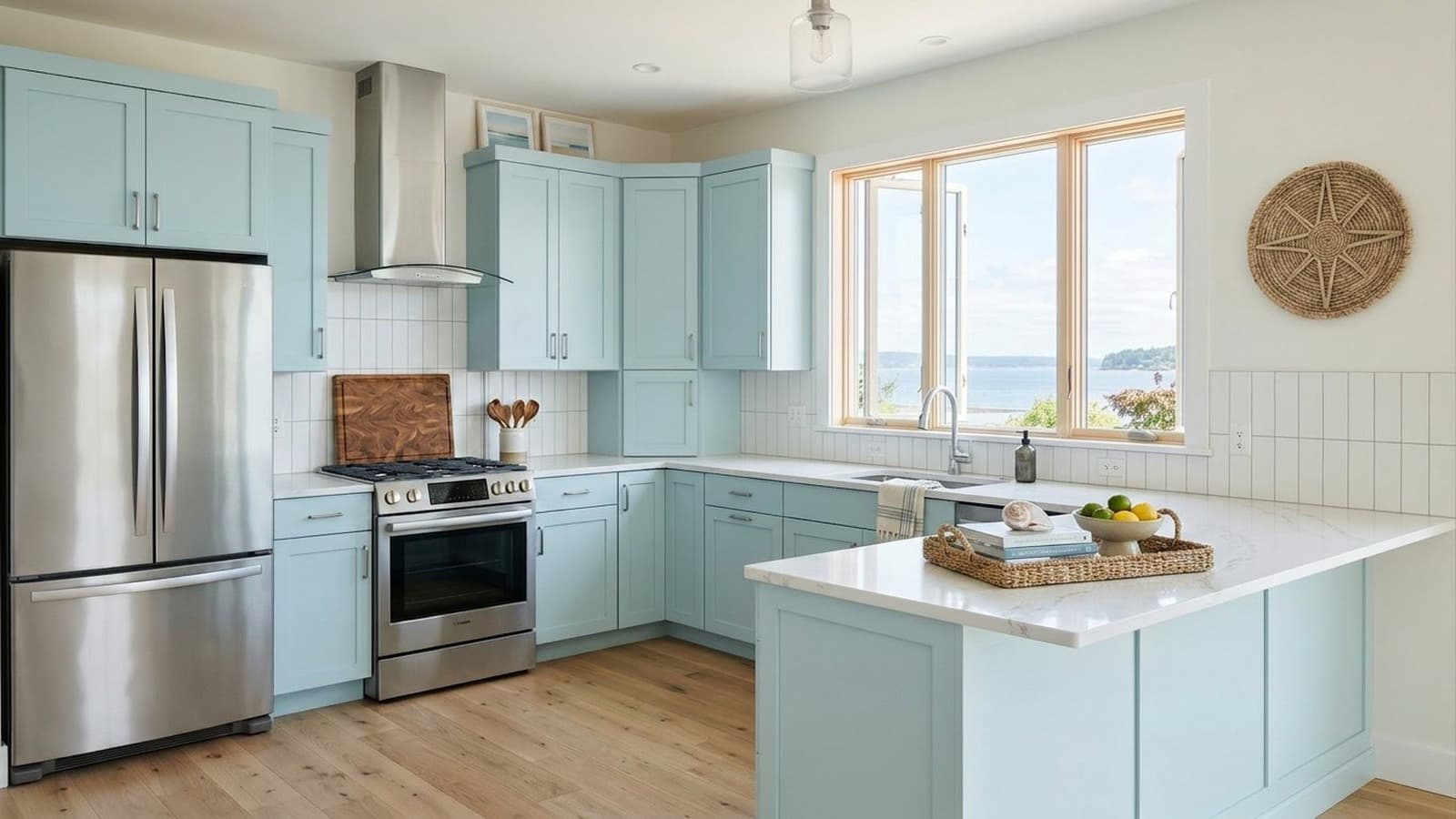 Kitchen Virtual Staging Before and After Examples Coastal After