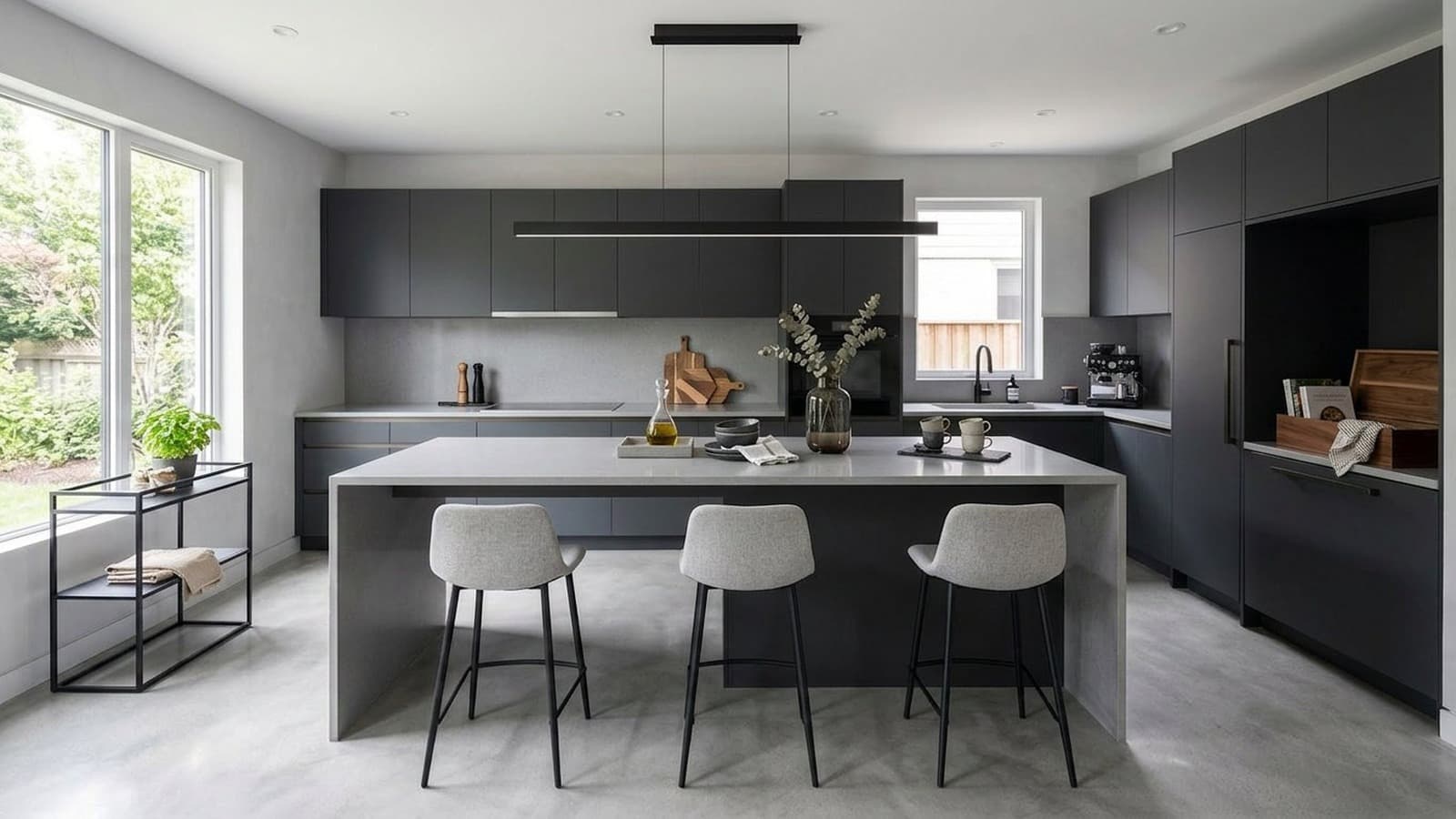 Kitchen Virtual Staging Before and After Examples Modern After