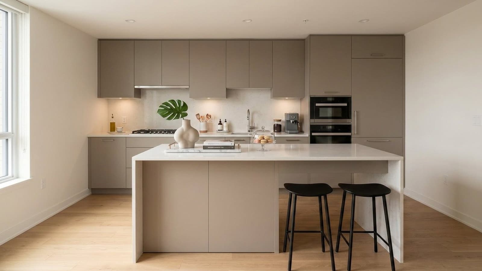 Kitchen Virtual Staging Before and After Examples Modern After