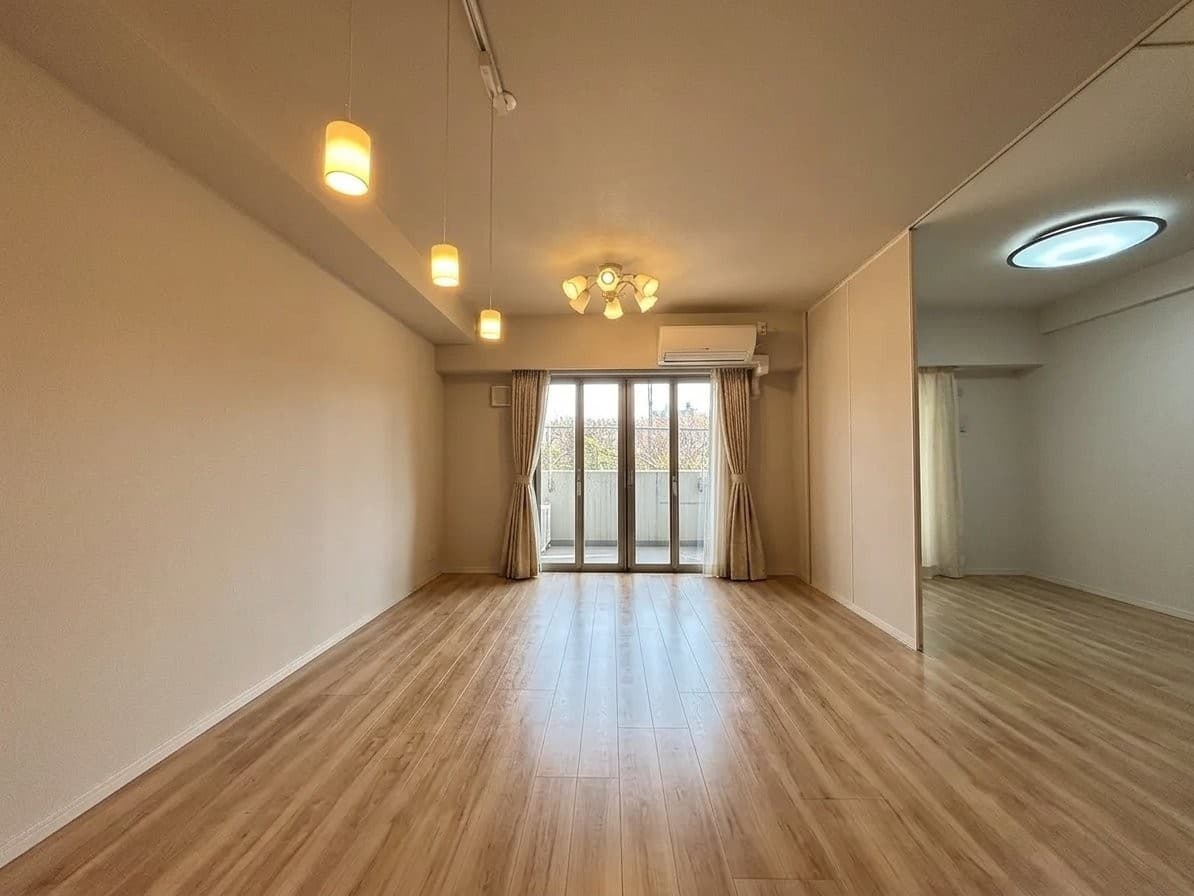 Enhanced rental listing photo prepared with AI photo editing